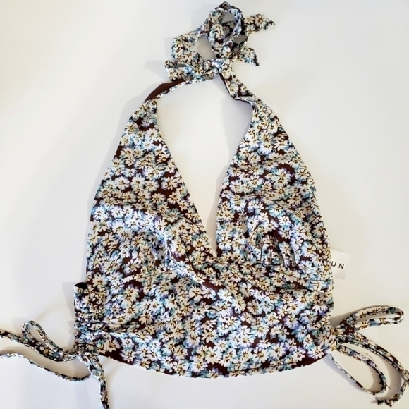 La Hearts Tops - NEW PacSun L. A. Hearts Floral Backless Halter Top XS